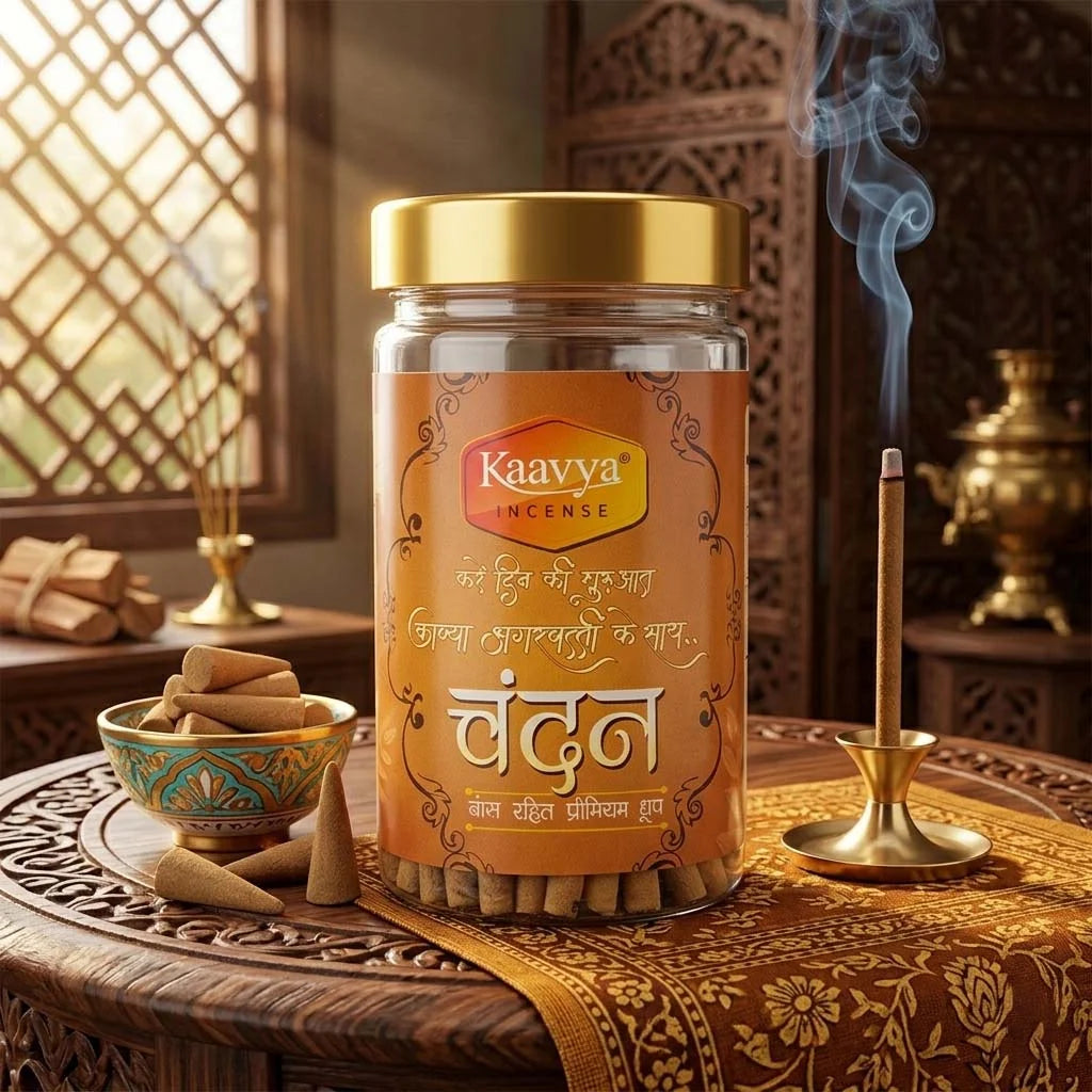 Chandan Dhoop Stick Jar