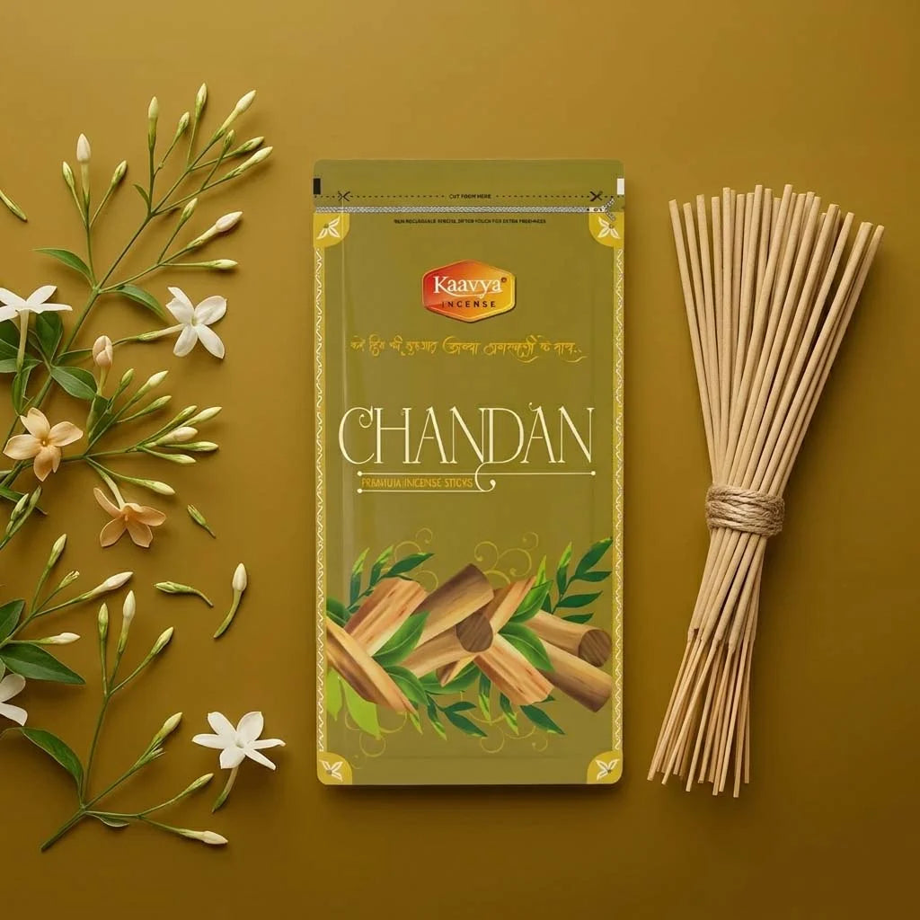 Chandan Premium Incense Sticks Zipper