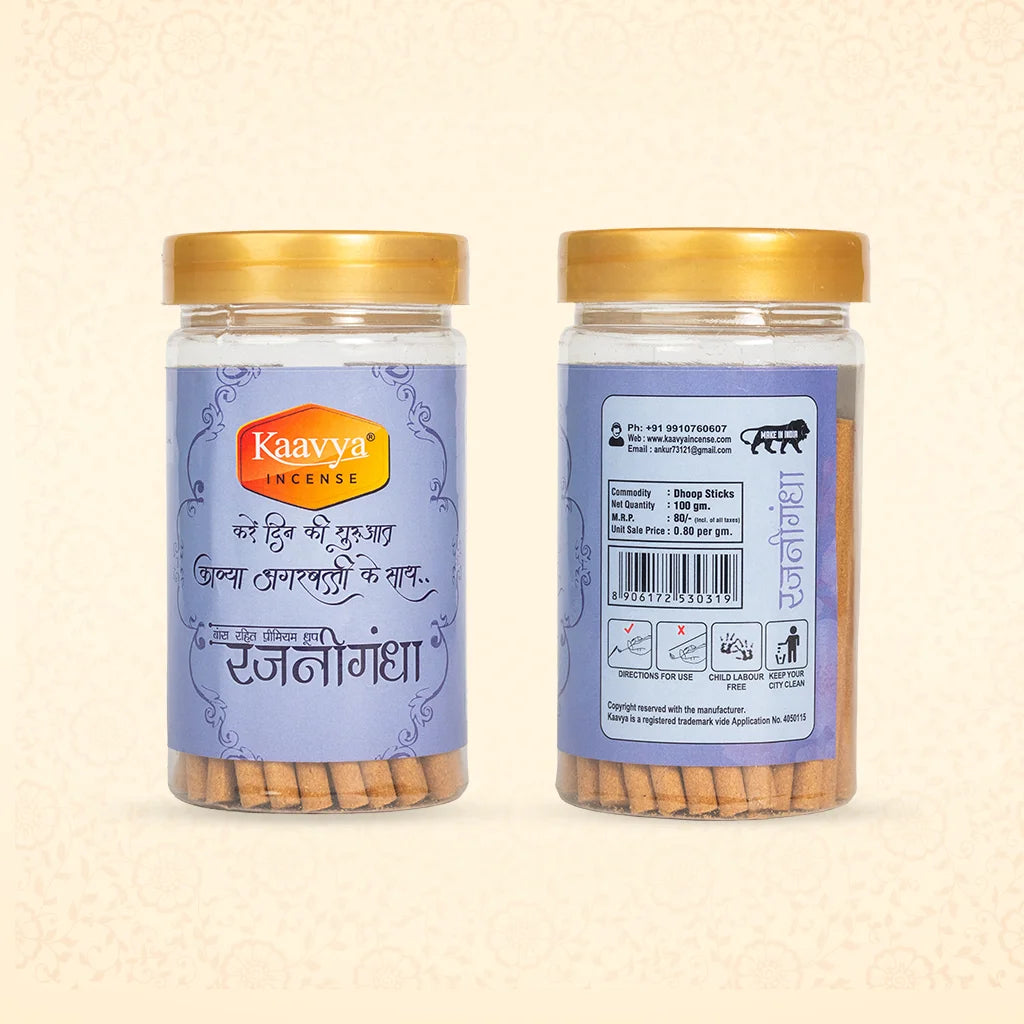 Rajnigandha Dhoop Stick Jar