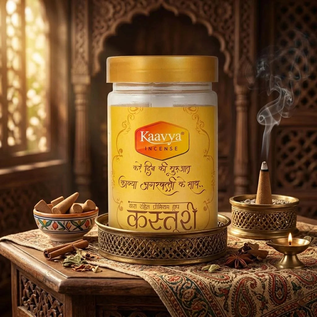 Kasturi Dhoop Stick Jar