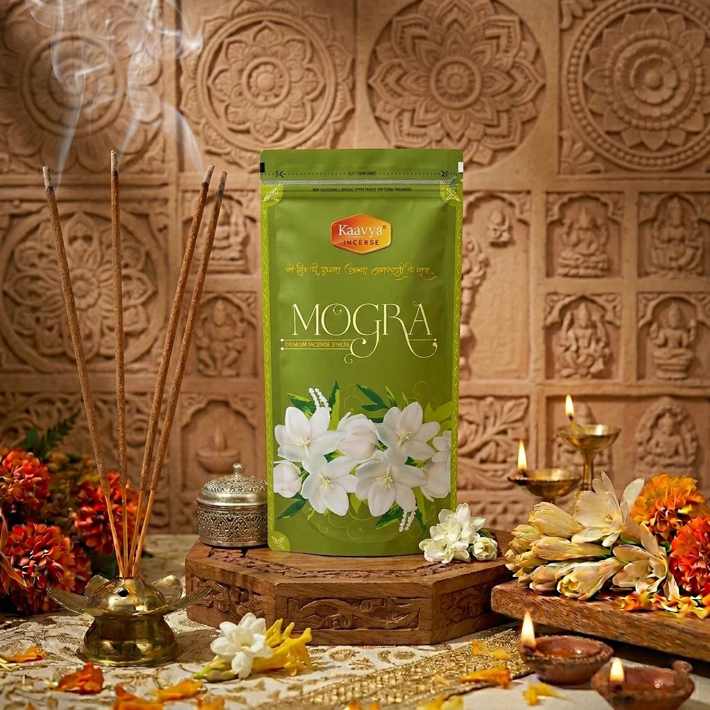 Mogra Premium Incense Sticks Zipper