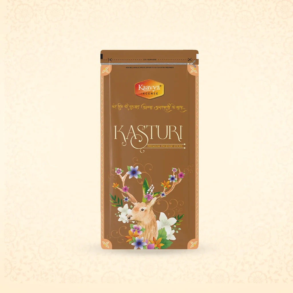 Kasturi Premium Incense Sticks Zipper
