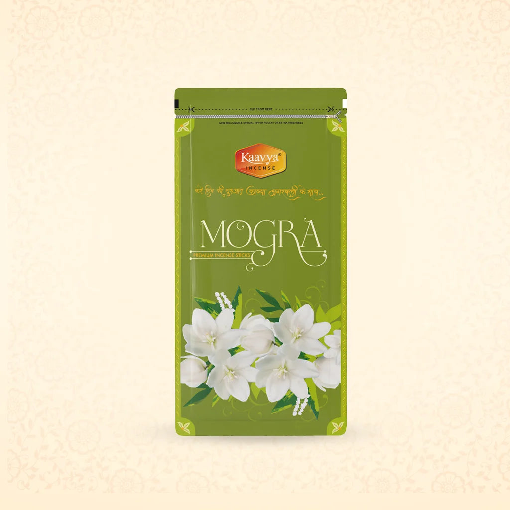 Mogra Premium Incense Sticks Zipper