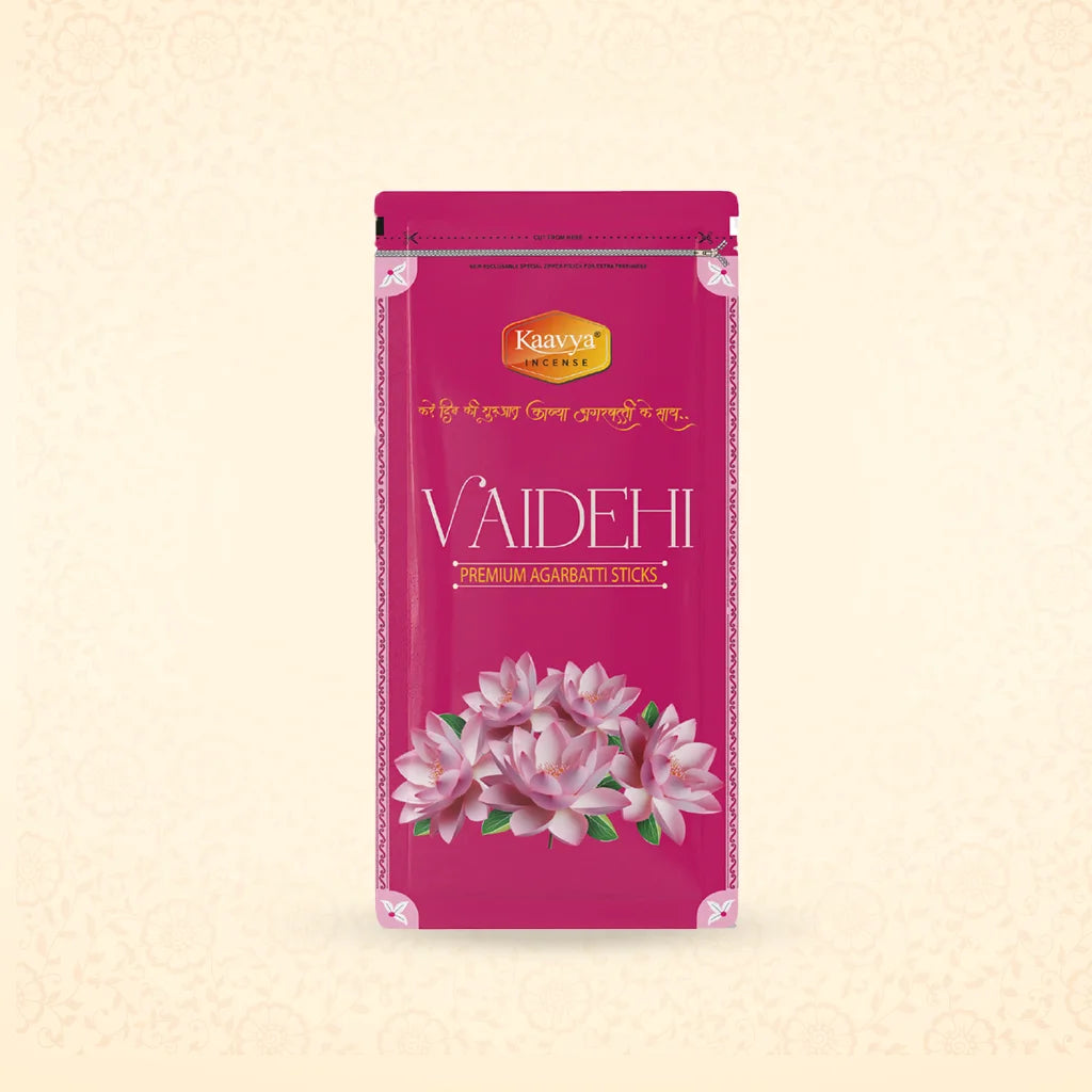 Vaidehi Premium Incense Sticks Zipper